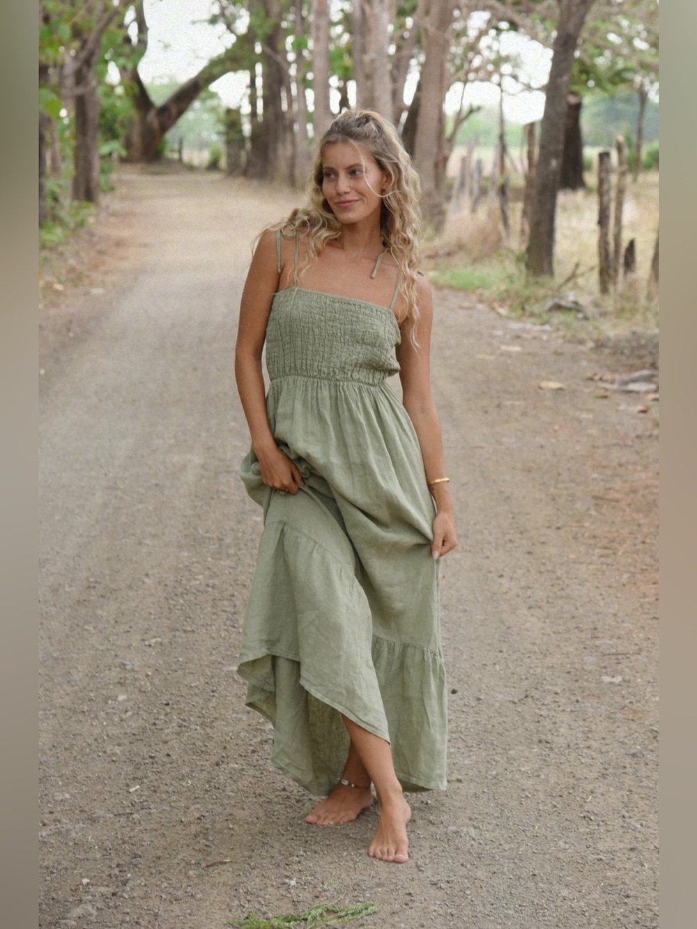 Beachwood The Label THE AMAYA DRESS // SAGE- L